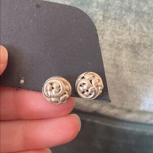 Elegant Silver Stud Earrings